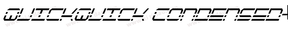 QuickQuick Condensed字体转换